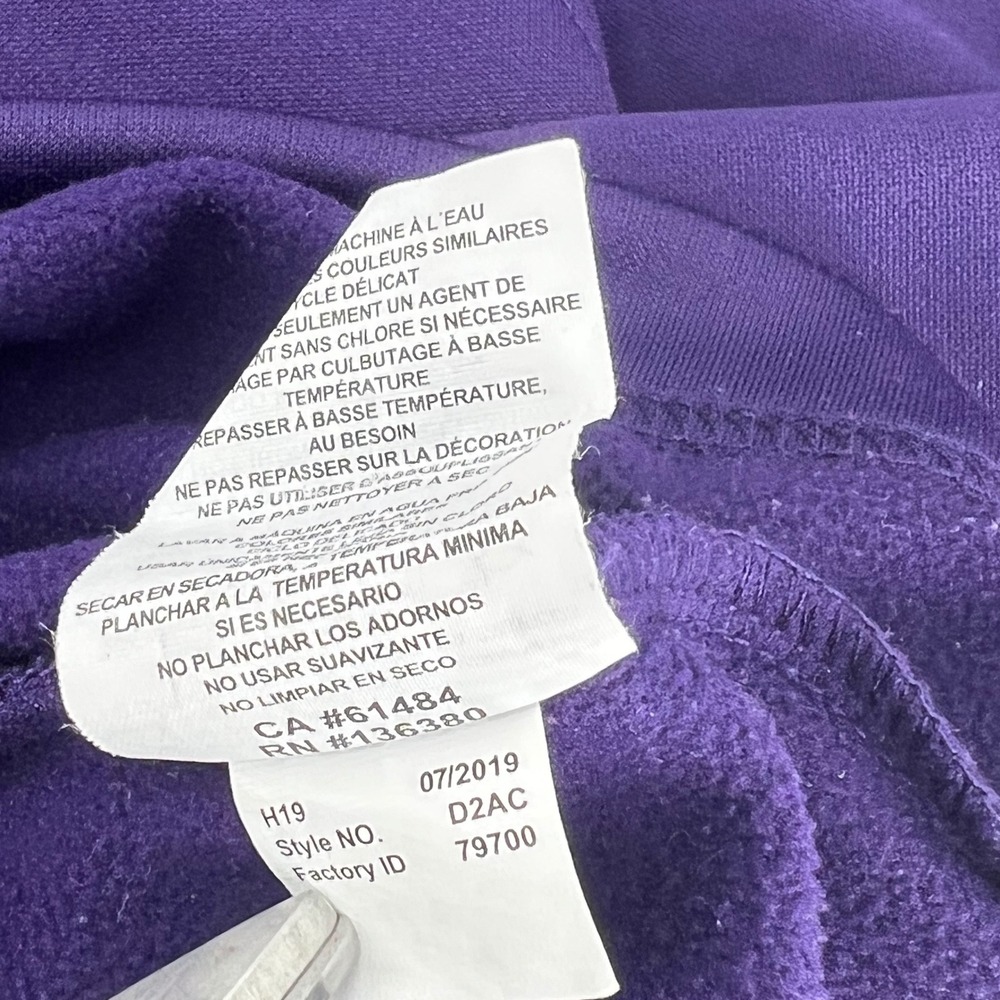 NFL Team Apparel Baltimore Ravens Mens XL Purple Quarter Zip Pullover D2AC 79700 - Picture 7 of 13